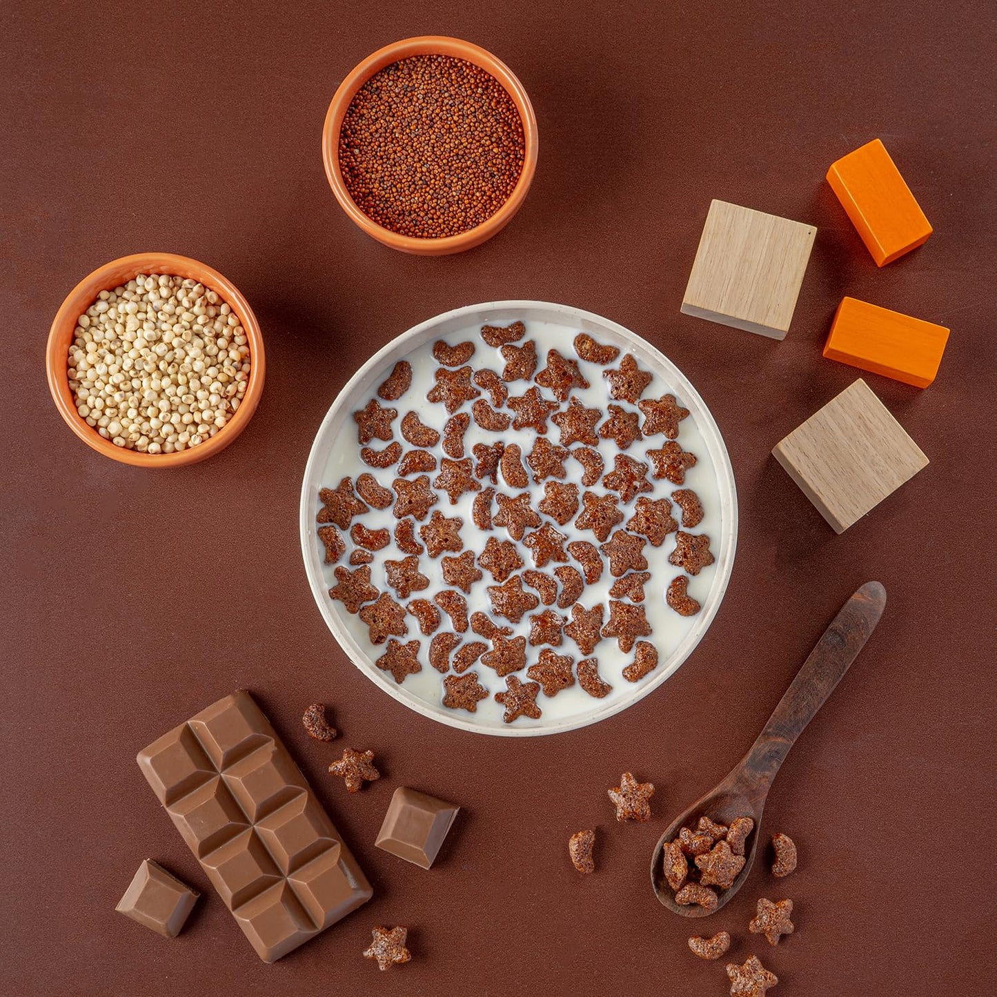 Slurrp Farm Choco Crunch  - Ragi Stars and Moons