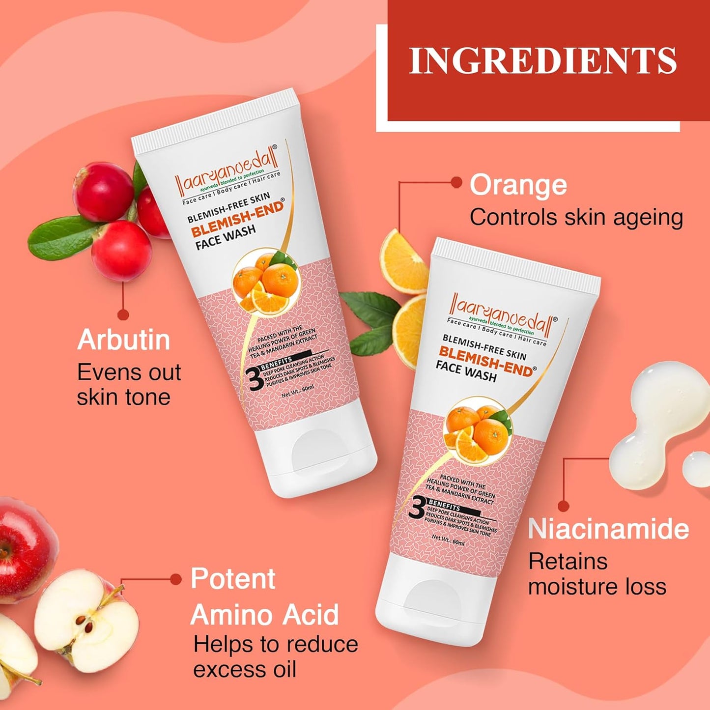 Aryanveda Blemishend Face Wash