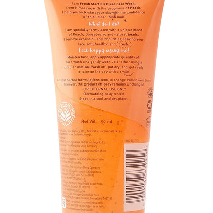 himalay fresh start oil clear peach face wash buy in usa