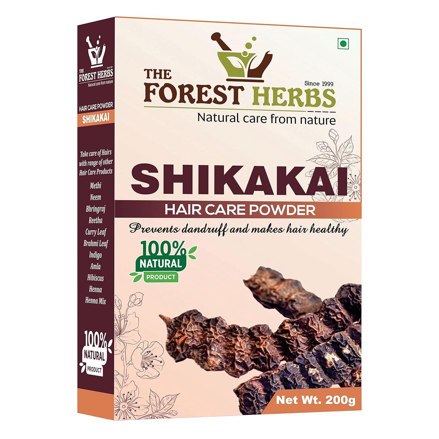 Forest Herbs Shikakai Hair Care Powder