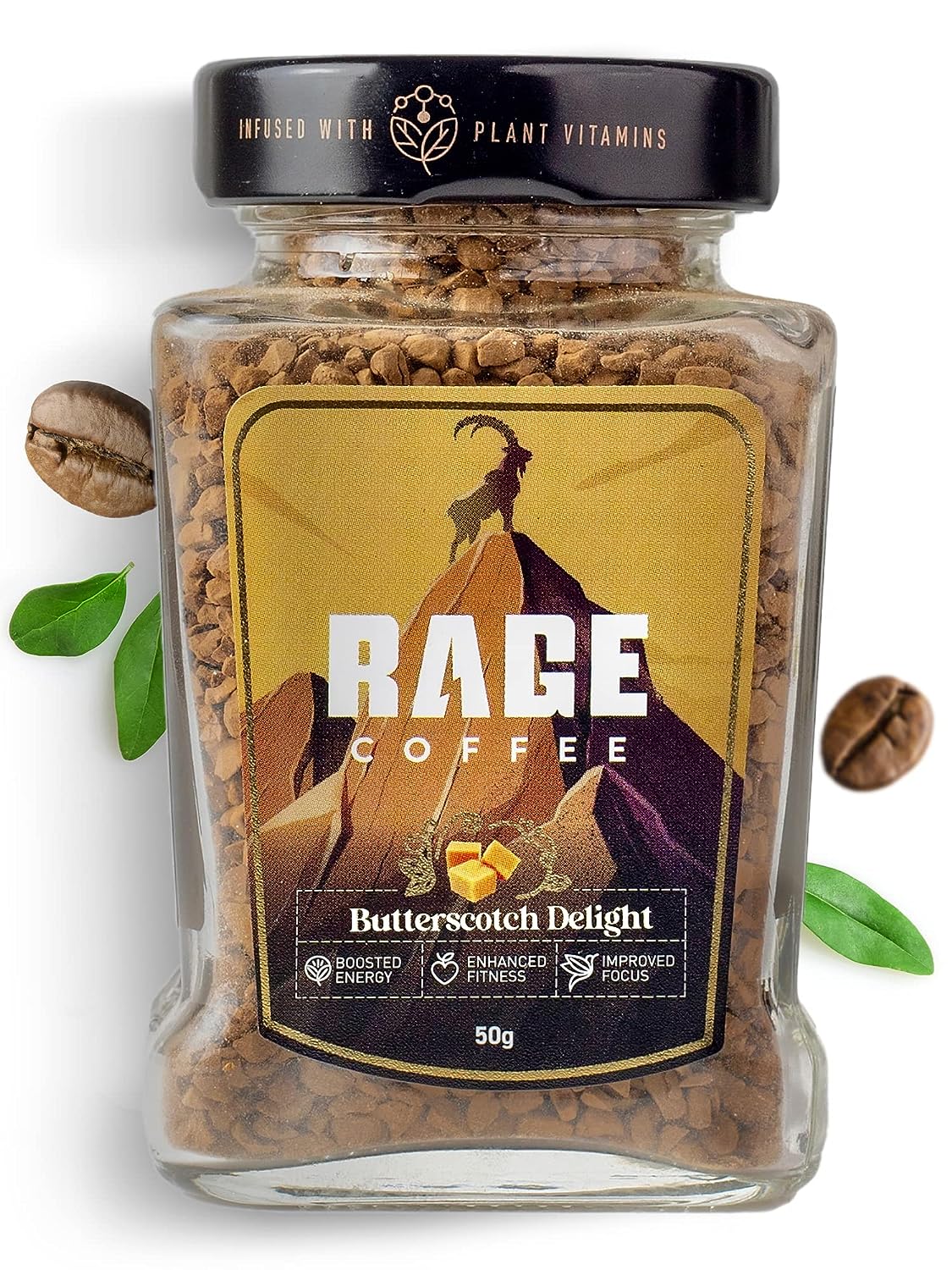 Rage Coffee Butterscotch Delight Instant Coffee