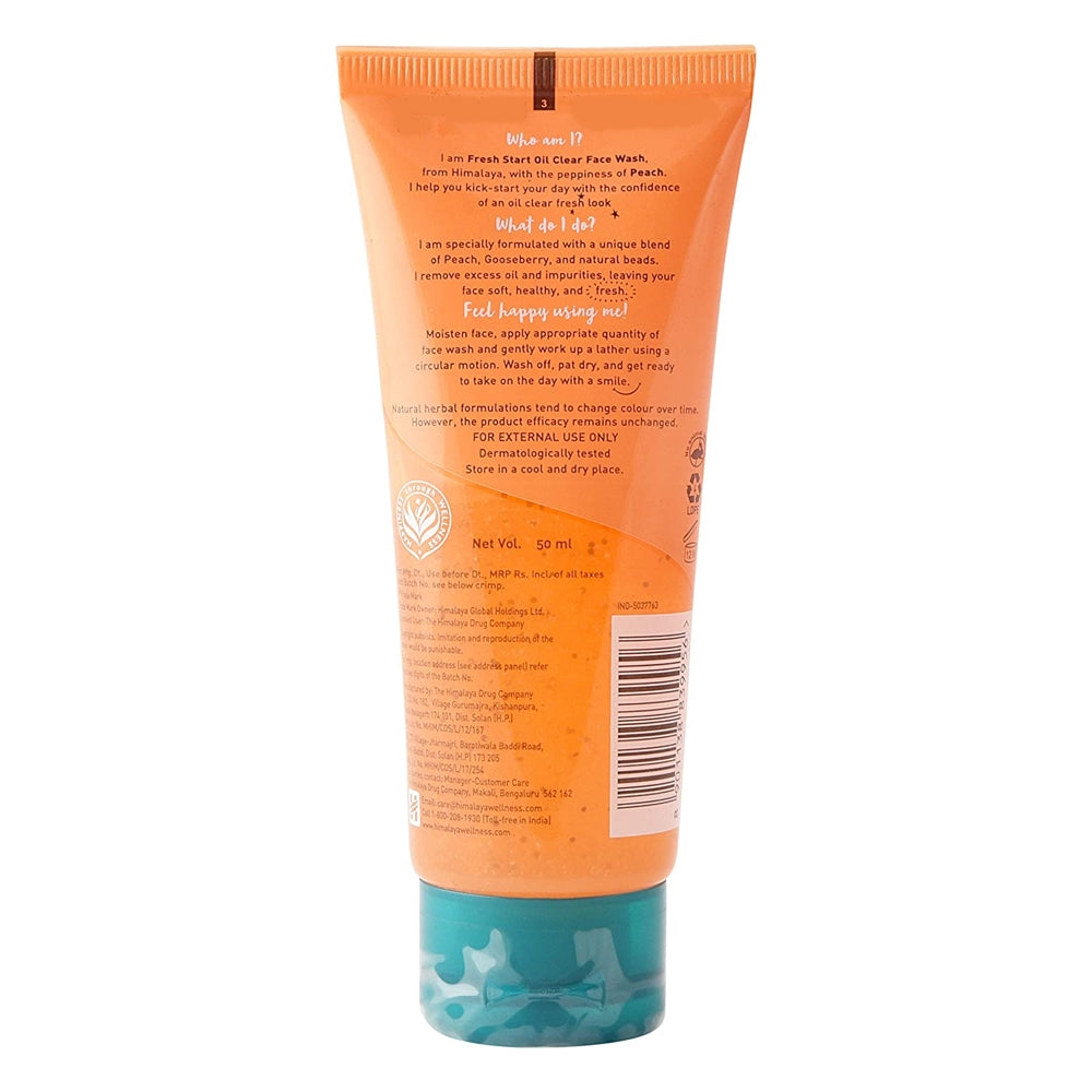himalay fresh start oil clear peach face wash buy in usa