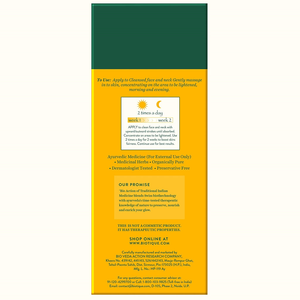 biotique bio white advanced fairness treatment buy in usa