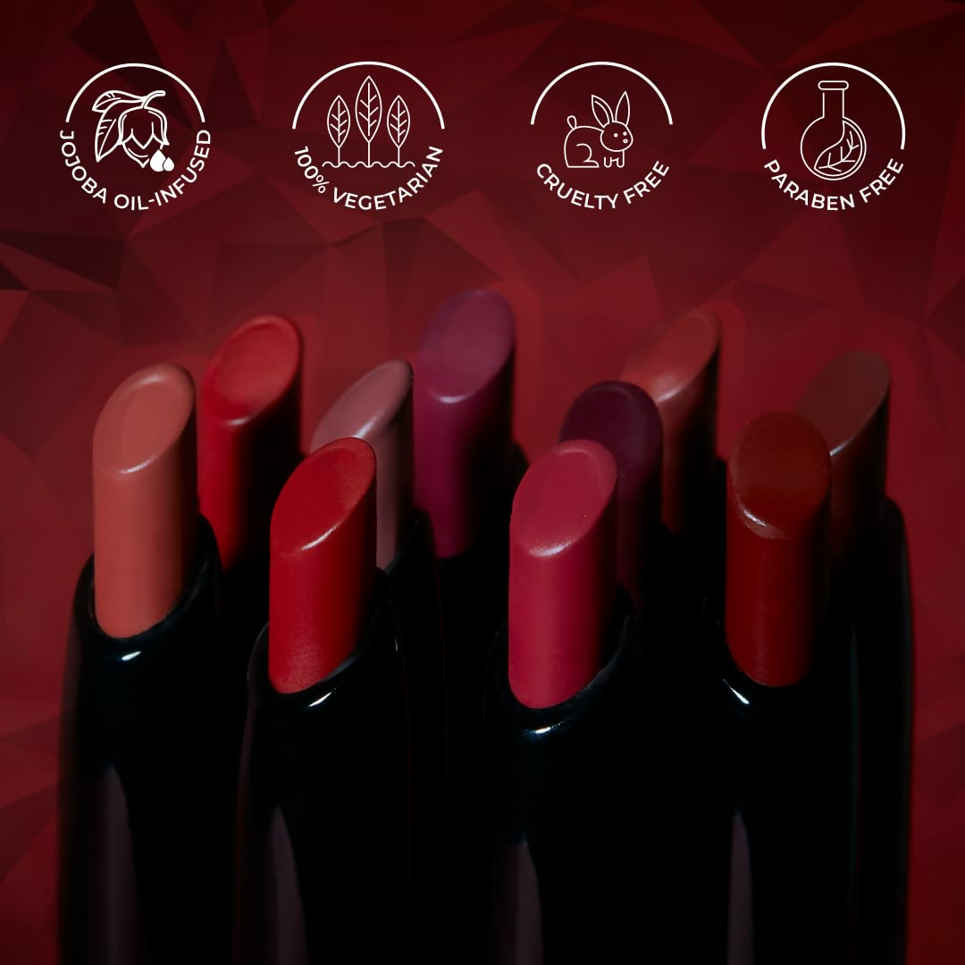 Sugar Cosmetics Matte Attack Lipstick, Transferproof & Smudgeproof - Plums N Roses