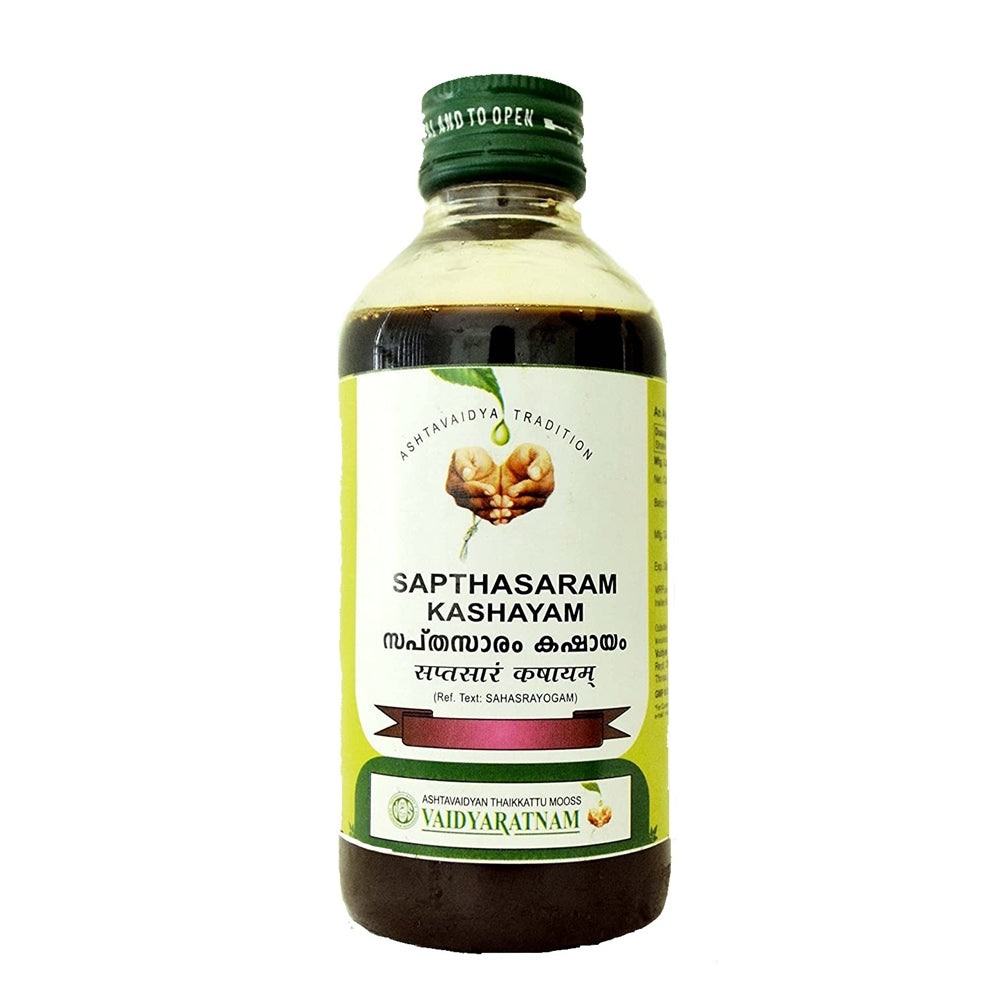 Buy Vaidyaratnam Sapthasaram Kashayam from DrMediCart, Ship from India to USA