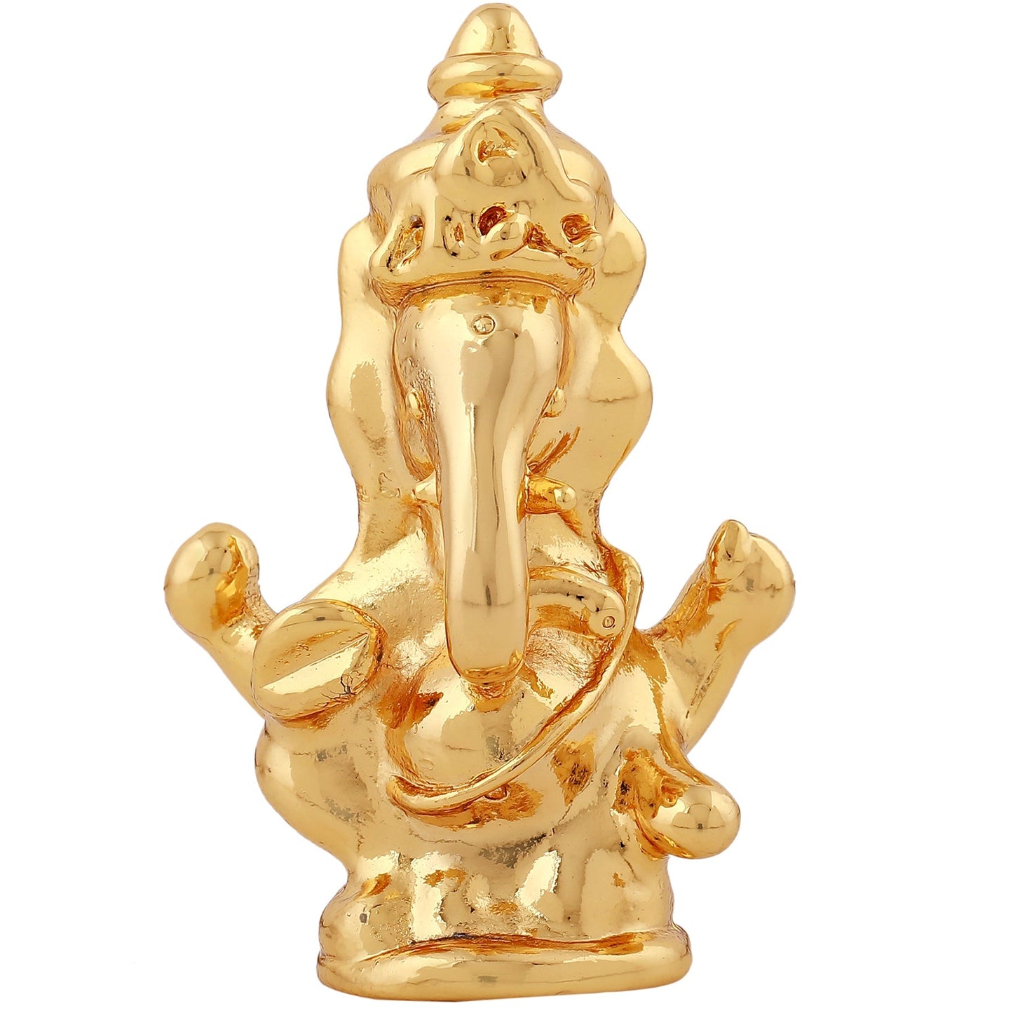 Estele Gold -Polished Spiritual Lord Ganesha Idol for Gifts & HouseWarming/Home/Office Decors