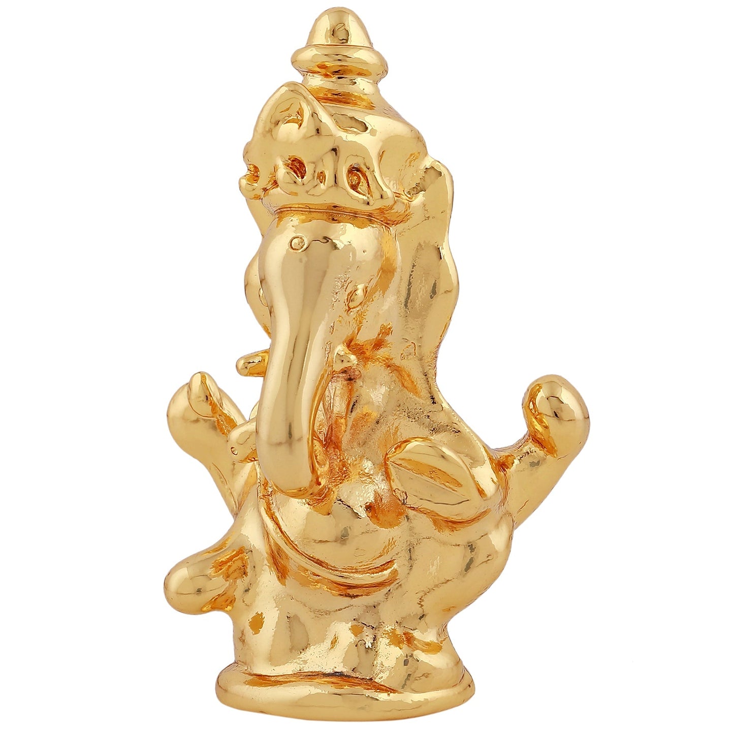 Estele Gold -Polished Spiritual Lord Ganesha Idol for Gifts & HouseWarming/Home/Office Decors