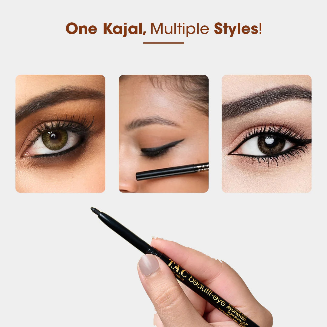 TAC - The Ayurveda Co. Beautif-eye Kajal - Intense Black Kajal