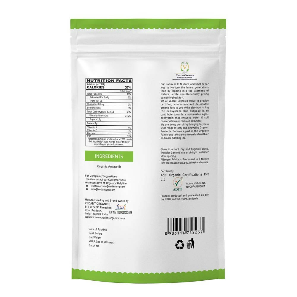 Orgabite Organic Amaranth Flour