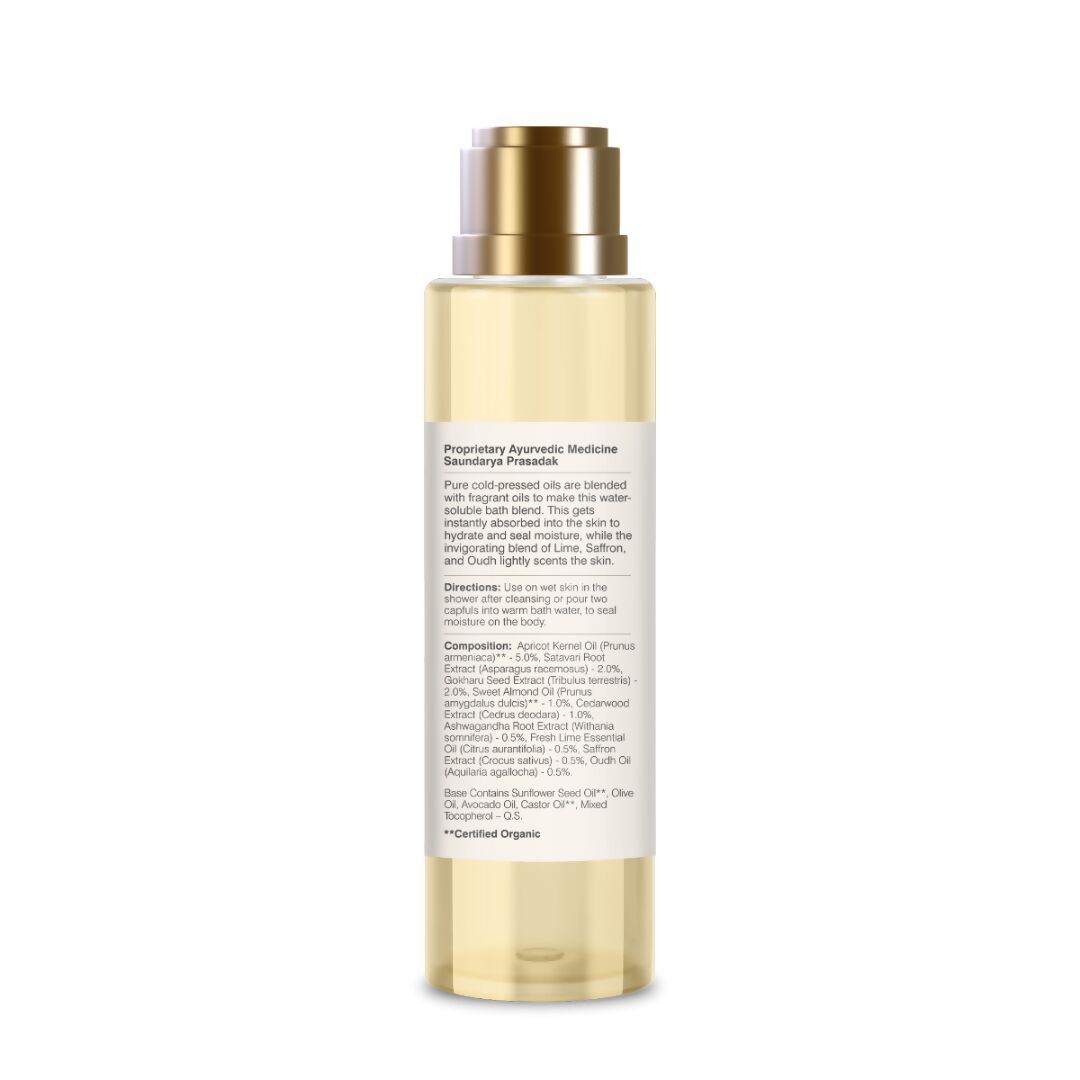 Forest Essentials After Bath Oil Lime Saffron & Oudh - Drmedicart