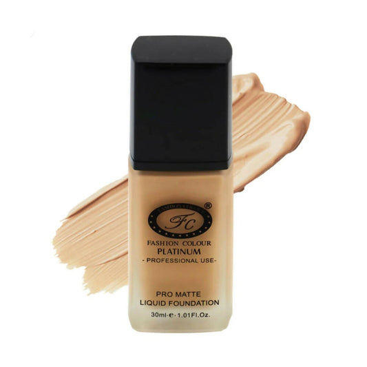 Fashion Colour Pro Matte Liquid Foundation-Vanila (Medium Skin Tone)