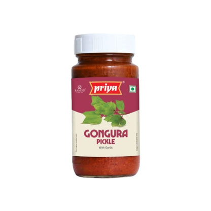 Buy Priya Gongura Pickle with Garlic from DrMediCart, Ship from India to USA