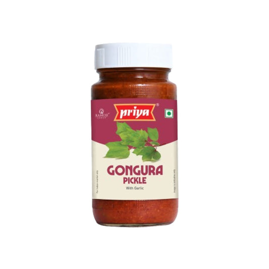 Buy Priya Gongura Pickle with Garlic from DrMediCart, Ship from India to USA