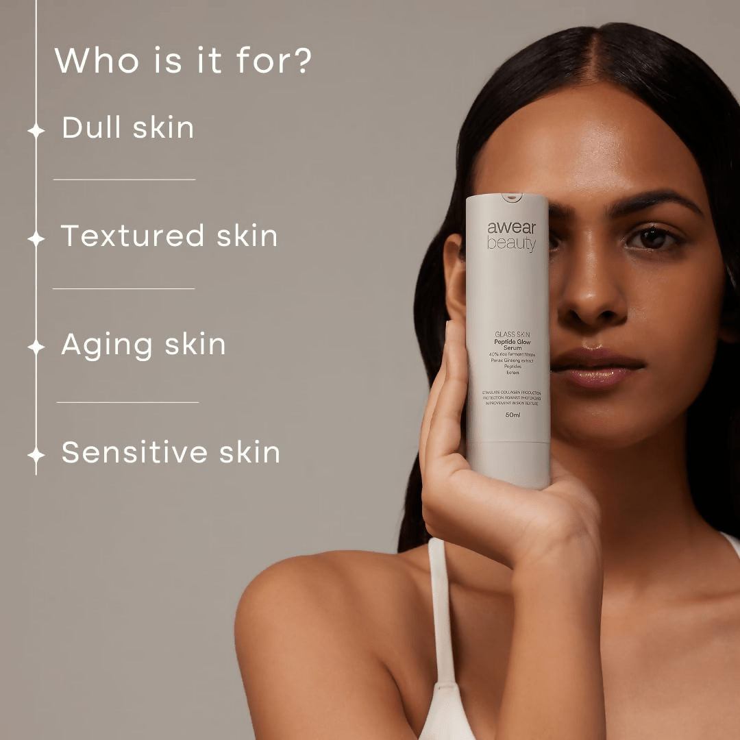 Awear Beauty Glass Skin Peptide Glow Serum