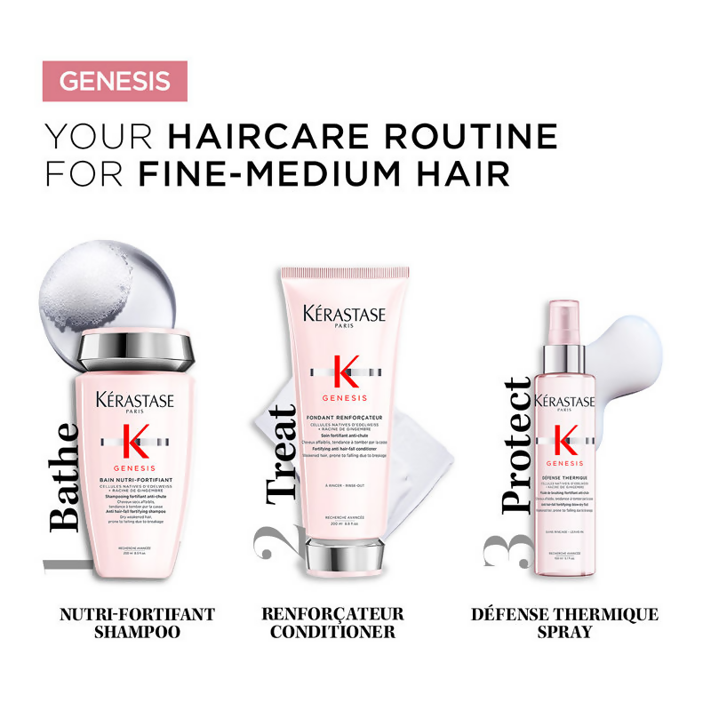 Kerastase Genesis Defense Heat Protection & Blow-Dry Hair Spray Minimises Breakage