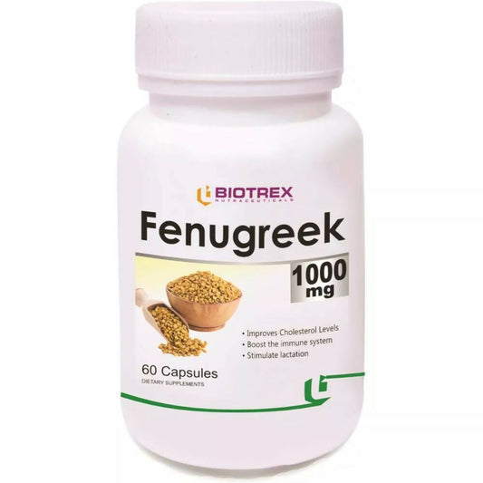 Buy Biotrex Fenugreek 1000mg Capsules from DrMediCart, Ship from India to USA
