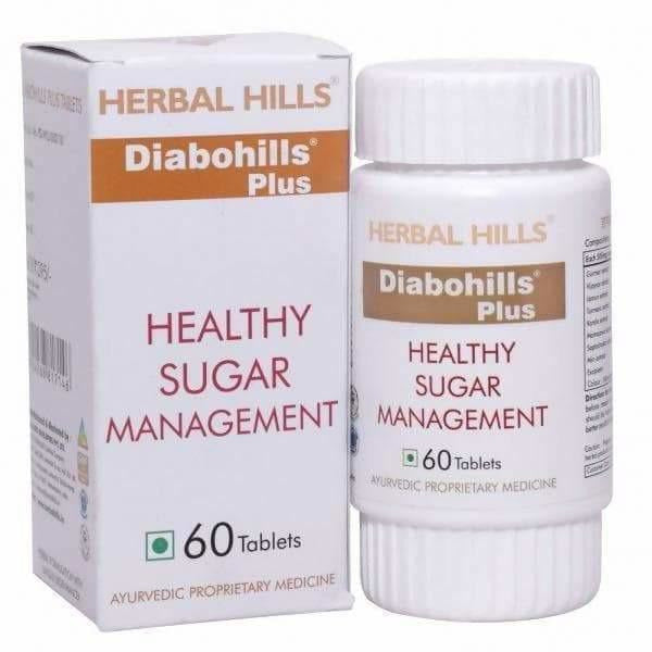 Buy Herbal Hills Ayurveda Diabohills Plus Tablets from DrMediCart, Ship from India to USA