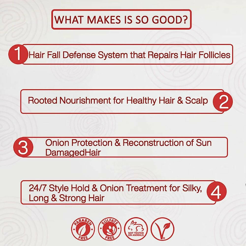 NutriGlow NATURAL'S Onion Hair Shampoo