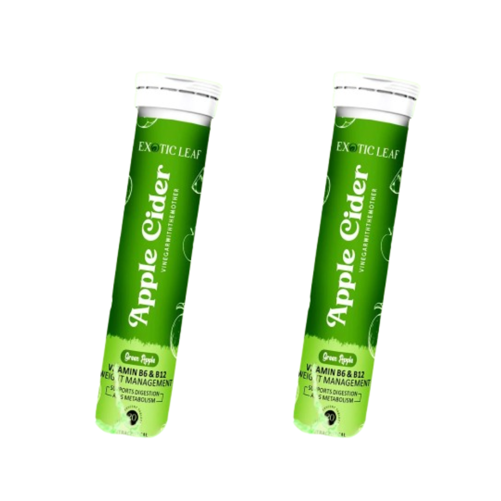Exotic Leaf Green Apple Cider Vinegar Tablets