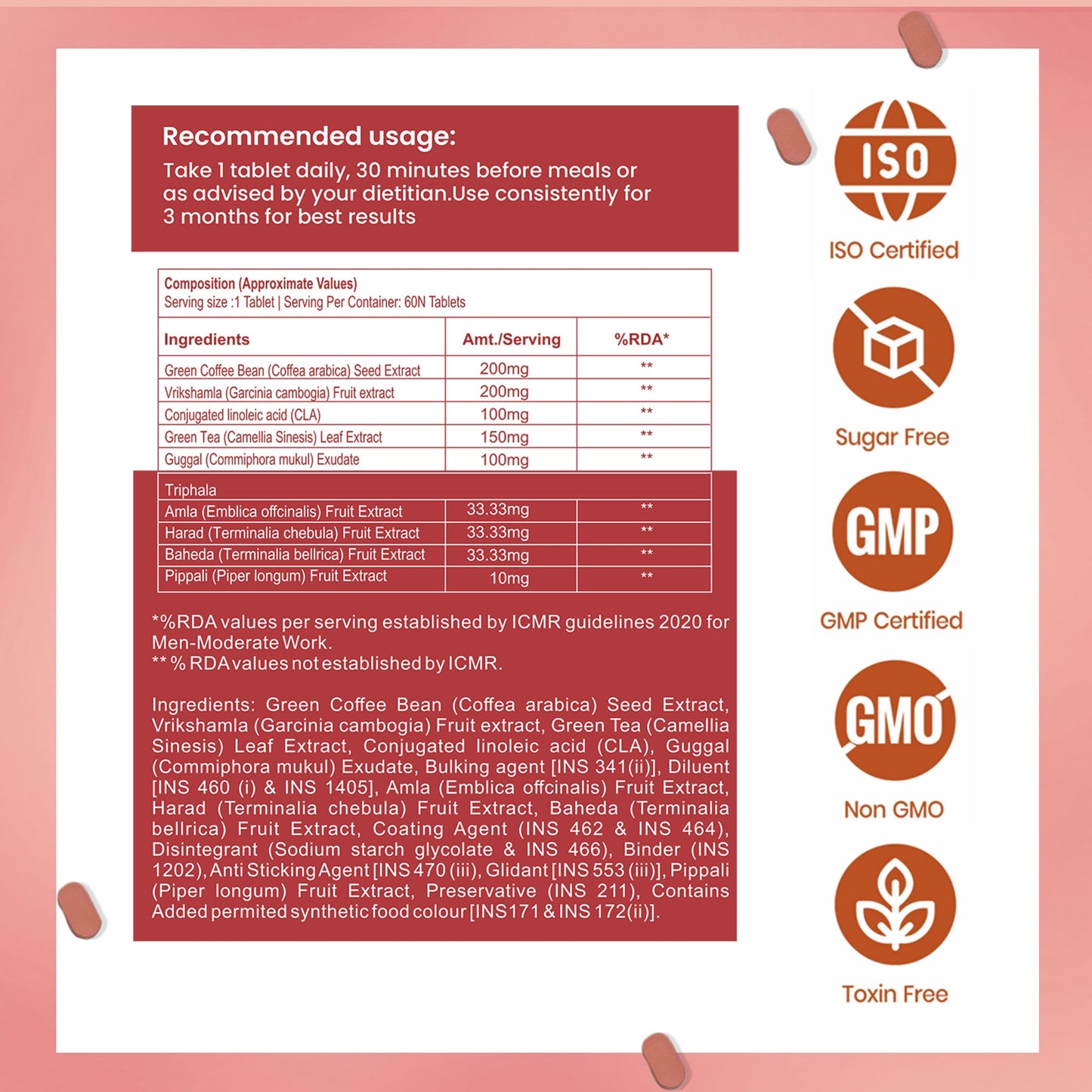 Dr. Morepen Biotin+ Advanced Tablets and Fat Burner Tablets Combo