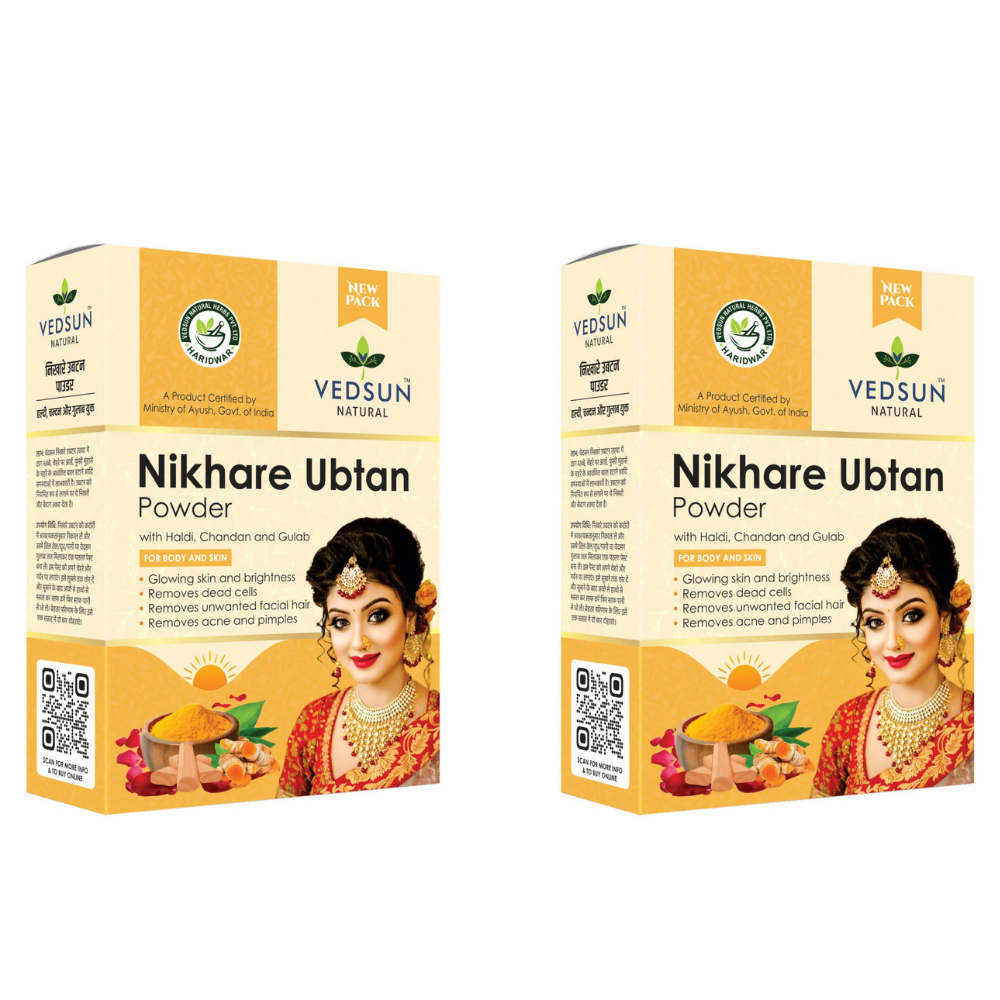 Vedsun Naturals Nikhare Ubtan Powder for Face and Skin