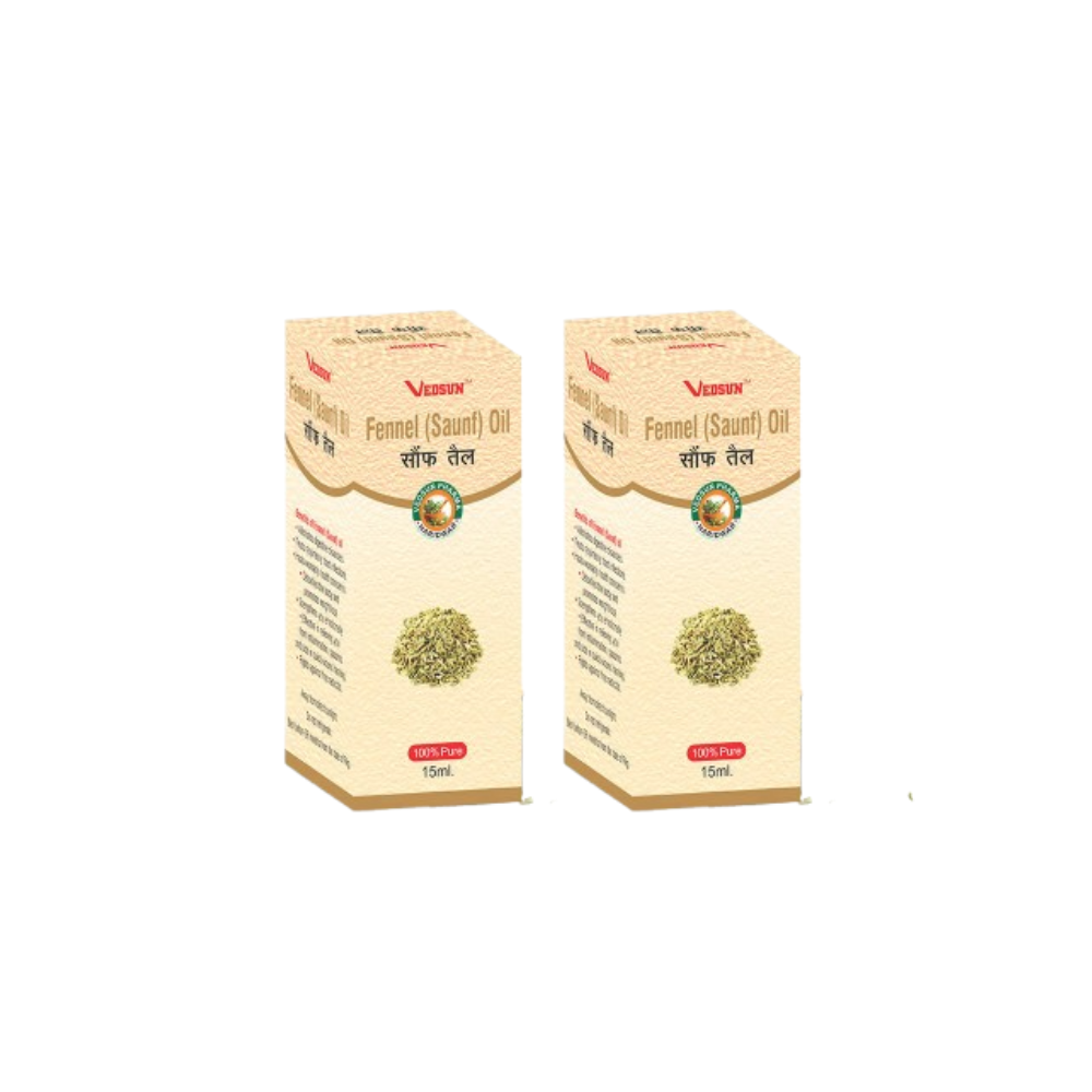 Vedsun Naturals Fennel Sauf Oil Pure And Organic Skin Care, Anti Aging, Hair Growth