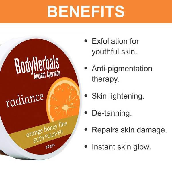 Bodyherbals Radiance Orange & Honey Body Polisher