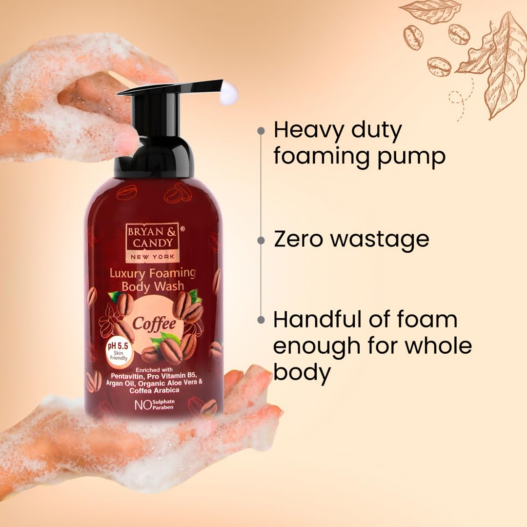 Bryan & Candy Luxury Foaming Body Wash - Coffee