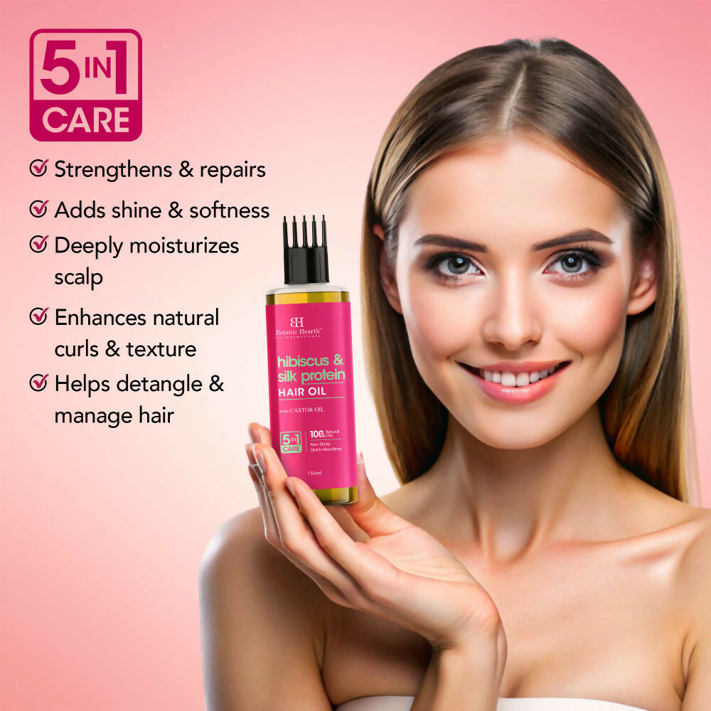 Botanic Hearth Hibicus & Silk Protein Hair Oil