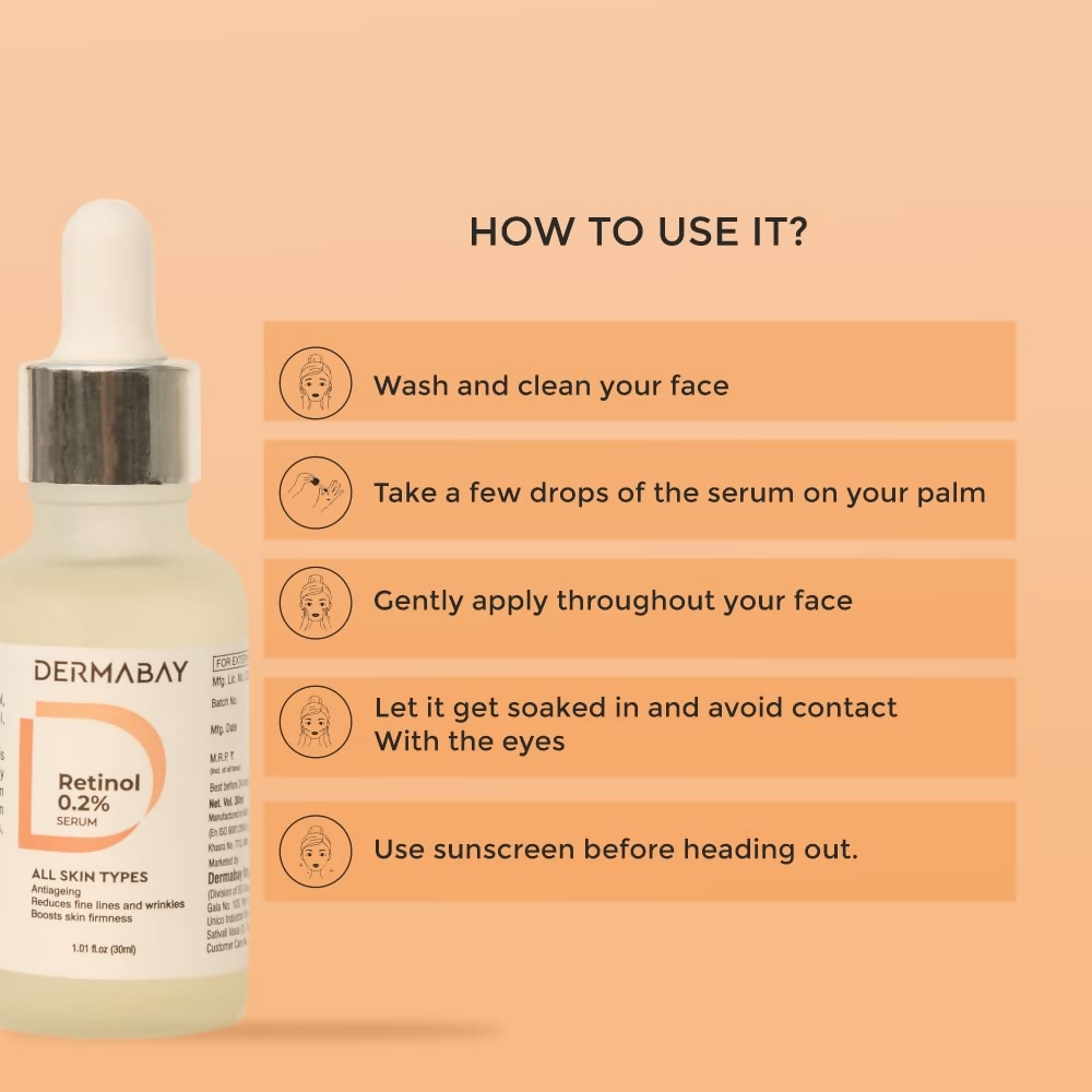 Dermabay Retinol 0.2% Face Serum