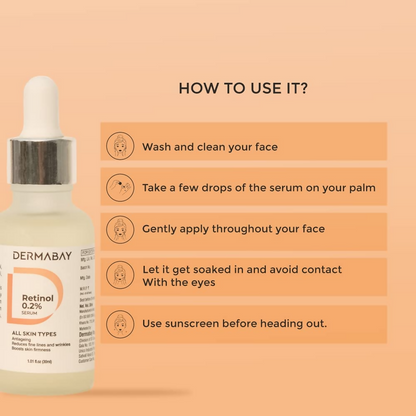 Dermabay Retinol 0.2% Face Serum