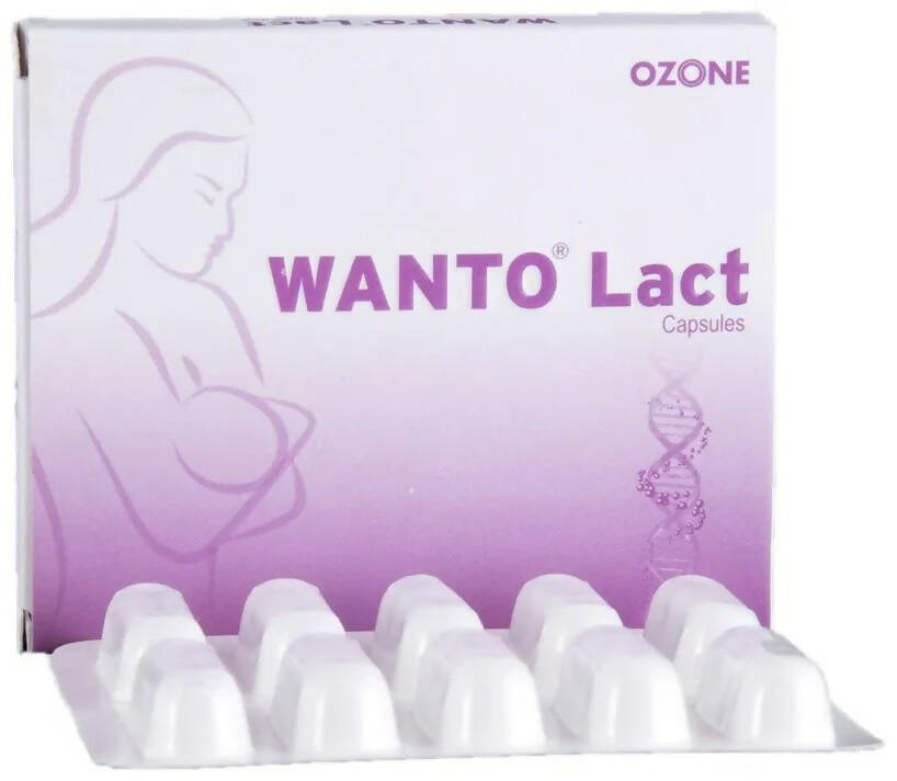 Buy Ozone Ayurvedics Wanto Lact Capsules from DrMediCart, Ship from India to USA