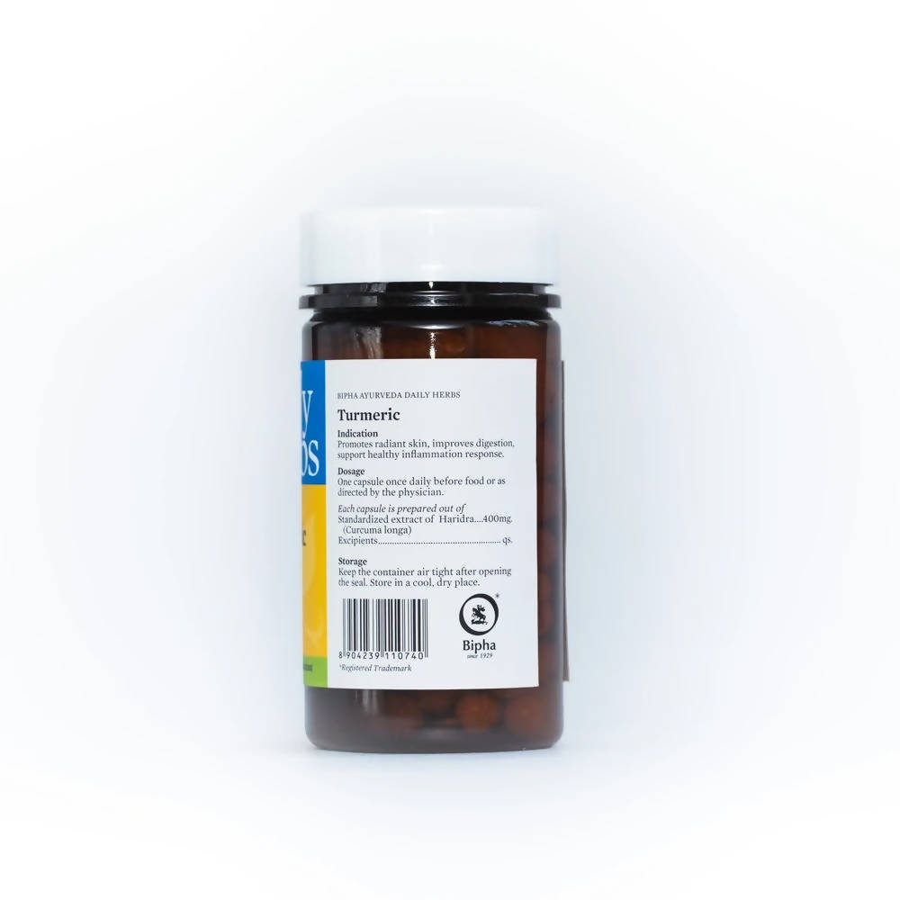 Bipha Ayurveda Daily Herbs Turmeric Capsules