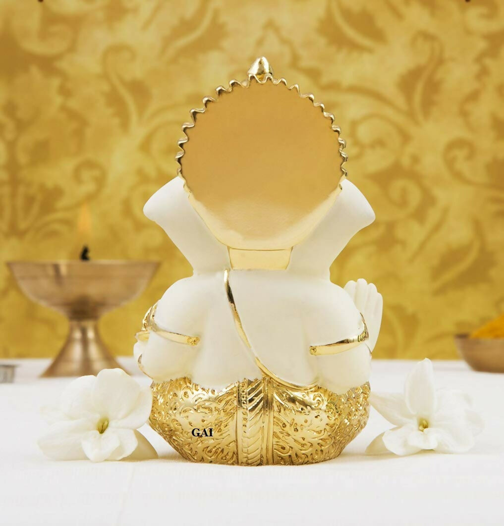 Gold Art India Ceramic Ganesh Idol