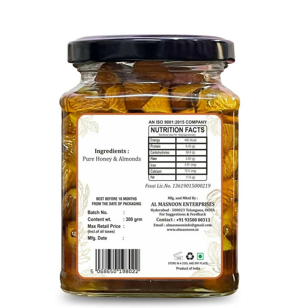 Al Masnoon Honey With Almonds - Drmedicart