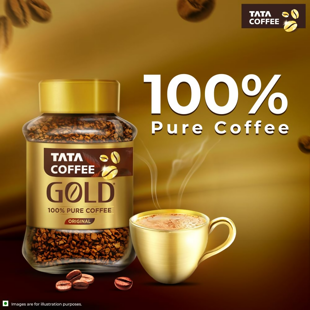 Tata Coffee Gold Original Instant & Pure Coffee Jar