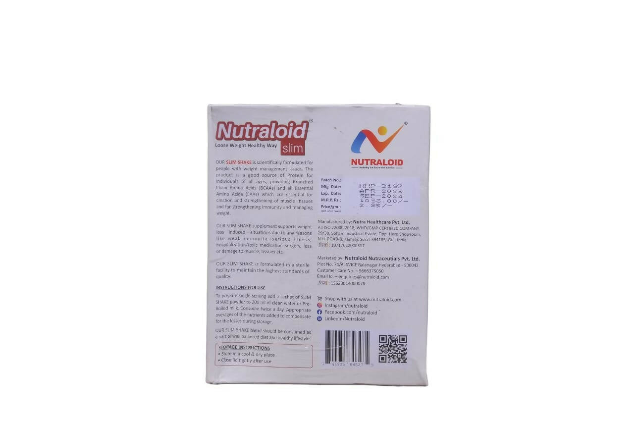 Nutraloid Slim Weight Loss Protein Powder (Vanilla Delight)