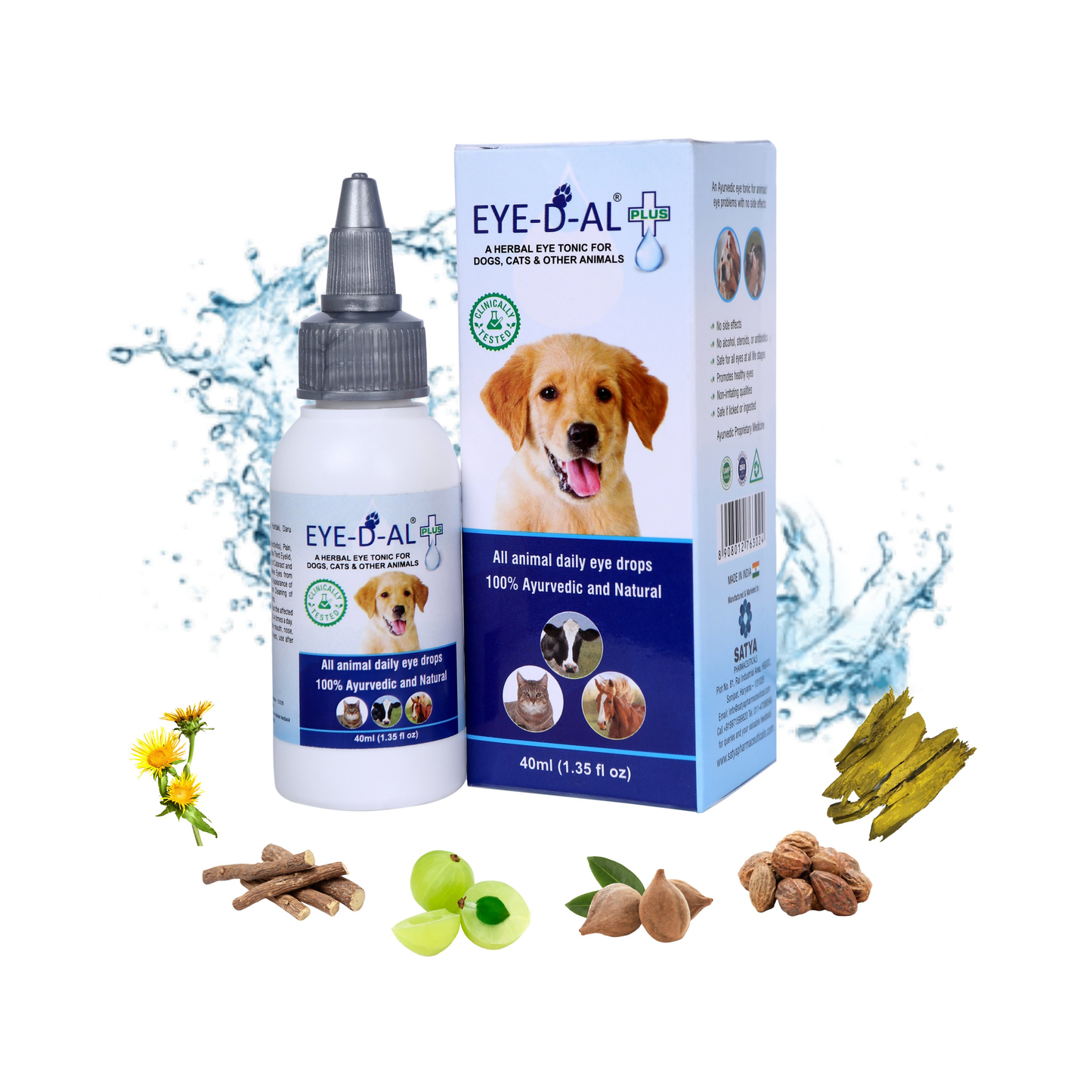 Satya Pharmaceuticals Ayurveda Eye-D-Al Plus Eye Drops