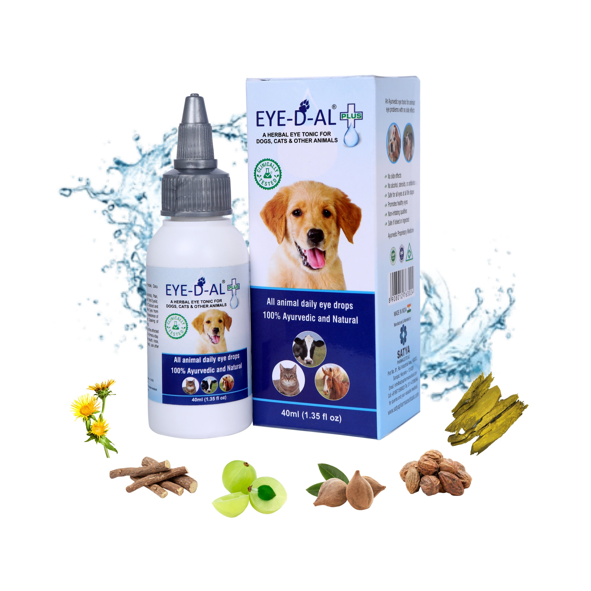 Satya Pharmaceuticals Ayurveda Eye-D-Al Plus Eye Drops