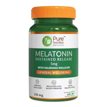 Pure Nutrition Melatonin 5mg Veg Tablets