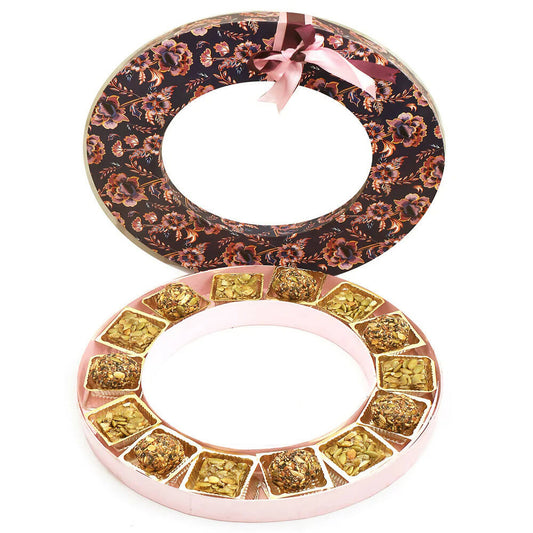 Ghasitaram Round Purple Healthy Seeds Bites Box