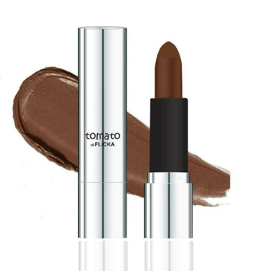 Buy Flicka Tomato Nude Matte Finish Lipstick Shade 13 from DrMediCart, Ship from India to USA