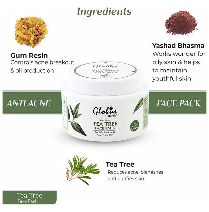 Globus Naturals Tea Tree Face Pack