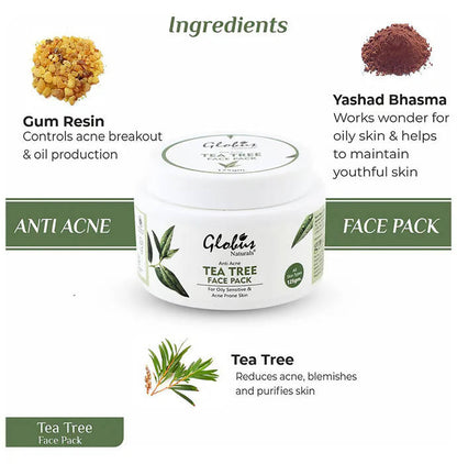 Globus Naturals Tea Tree Face Pack