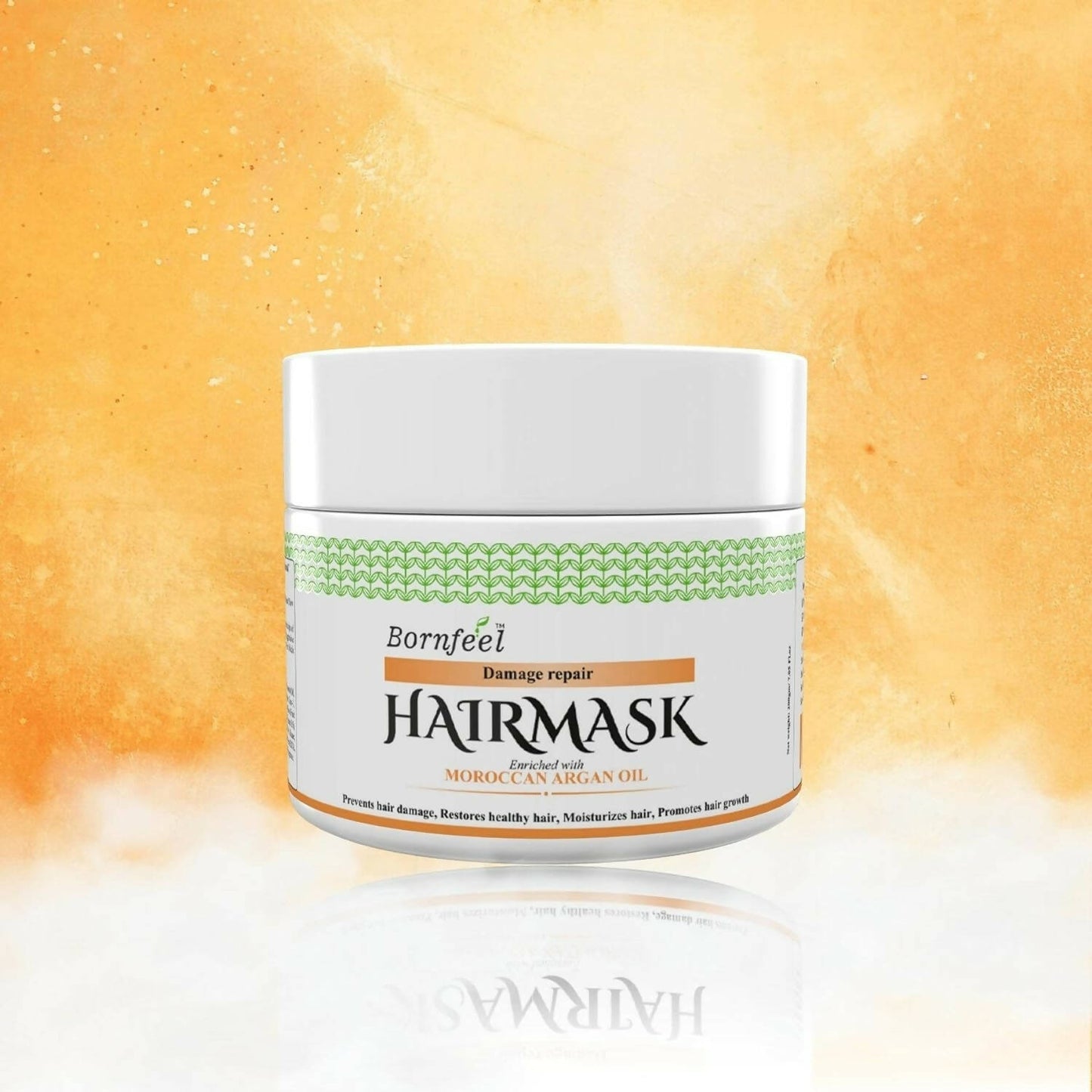 Bornfeel Damage Repair Hair Mask Enriched With Moroccan Argan Oil