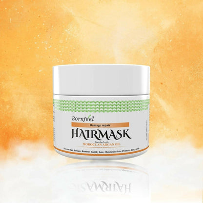 Bornfeel Damage Repair Hair Mask Enriched With Moroccan Argan Oil
