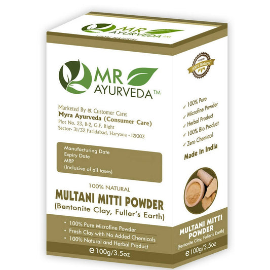 Buy MR Ayurveda Multani Mitti Powder from DrMediCart, Ship from India to USA