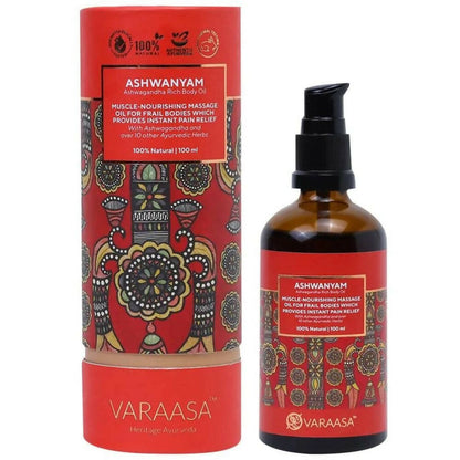 Buy Varaasa Ashwanyam Ashwagandha-Rich Body Oil from DrMediCart, Ship from India to USA