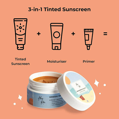 The Harkoi Mineral Matte Sunscreen - SPF 35 - Shade #1 - Drmedicart