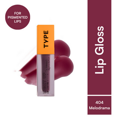 Type Beauty Light Up Lip Luster  - Melodrama 404